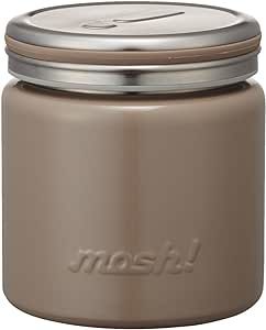 ?????(DOSHISHA) Mosh! DMFP300BR Vacuum Insulated Food Pot, 0.1 fl oz (0.3 L), Brown